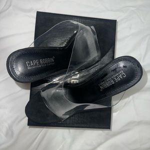 Cape Robbin Clear Wedge Heels